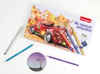 Kleurpotloden Bruynzeel Super Sixties kever in blik 60 stuks-1