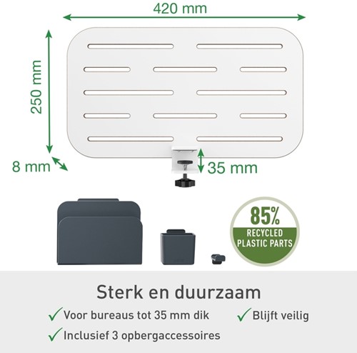 Bureau ophangbord Leitz Ergo klein-7