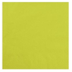 Servet kiwi 2 laags tissue 24x24cm