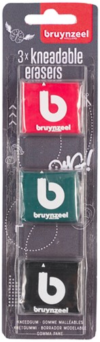 Kneedgum Bruynzeel Teens set à 3 kleuren-2