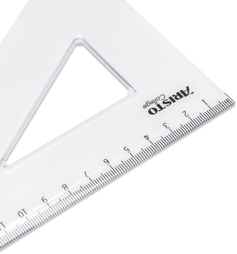 Driehoek Aristo 23620 200mm 30/60graden transparant-1