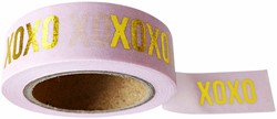 Washi tape roze XOXO