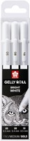 Gelschrijver Sakura Gelly Roll Classic set à 3 breedtes wit-2