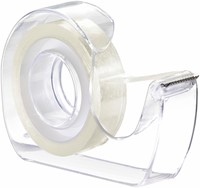 Tape tesafilm® dubbelzijdig  12mmx7,5m transparant met dispenser-2