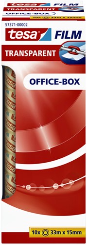 Plakband tesafilm® 33mx15mm transparant 10 rollen-2