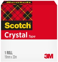 Plakband Scotch Crystal 600 19mmx33m transparant