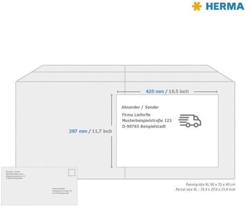 Etiket HERMA 8692 A3 420X297mm 100 etiketten-2