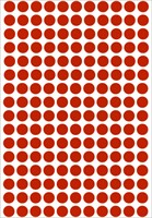 Etiket HERMA 2212 rond 8mm rood 5632 stuks-3