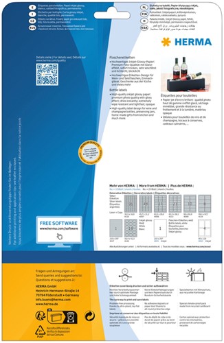 Etiket HERMA 8895 210x297mm A4 glossy wit 10 stuks-3
