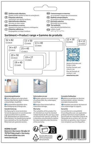 Etiket HERMA 10605 13x40mm verwijderbaar 672 etiketten-2