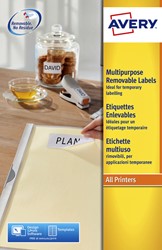 Etiket Avery L4733REV-25 99.1x139mm wit 100 etiketten