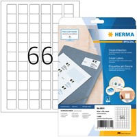 Etiket HERMA 8831 25.4x25.4mm mat wit 1650 stuks