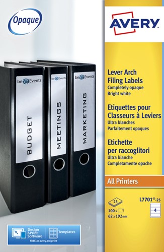 Rugetiket Avery breed 62x192mm zelfklevend wit 25 vel-2