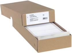 Etiket HERMA 8166 111.7x48.4mm 1-baans wit 2000stuks