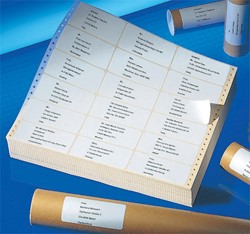 Etiket Avery Zweckform T3014 102x36mm 1-baans wit 4000 stuks