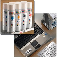 Etiket Avery L6008-20 25.4x10mm zilver 3780 stuks-1