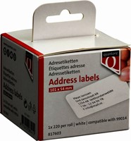 Labeletiket Quantore 99014 54x101mm adres wit-1