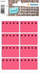 Etiket HERMA 3772 26x40mm diepvries rood 48 stuks