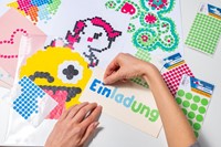 Etiket HERMA 1853 rond 13mm donkerblauw 240 stuks-1