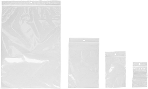 Gripzakjes IEZZY 60x80mm 50mu hersluitbaar 25 stuks