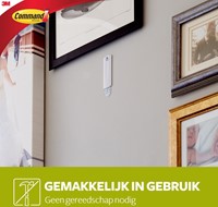 Haak Command kunststof tbv schilderijen incl bevestigingsstrip-2