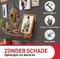 Bevestigingsstrip Command klik vast smal 5,4kg wit-4