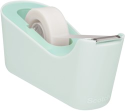 Plakbandhouder Scotch C18 mint + 1 rol magic tape 19mmx33m