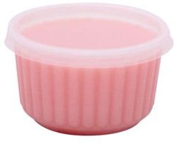 Deksel rond transparant 83mm doos/1000