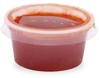 Deksel rond voor portiecup 150ml Doos/100 stuks