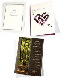 Wenskaart Paperclip condoleance navulset à 12 stuks