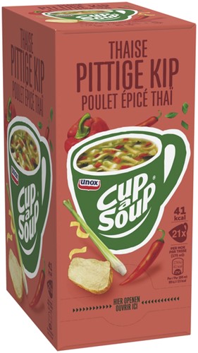 Cup-a-Soup Unox Thaise pittige kip 21x175ml-2