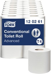 Toiletpapier Tork T4 Advanced 2-laags 493 vel wit 120261