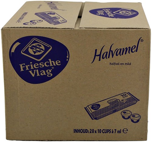Koffiemelk Friesche vlag halvamel 7ml 10 cups-3