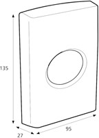 Damesverbandzakdispenser Katrin wit 91875-1