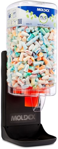 Oordoppen Moldex Spark Plugs soft 6-13mm dispenservulling à 250 paar assorti