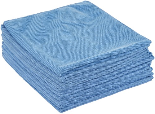 Microvezeldoek Scotch-Brite Essential 360x360mm blauw 10 stuks-1