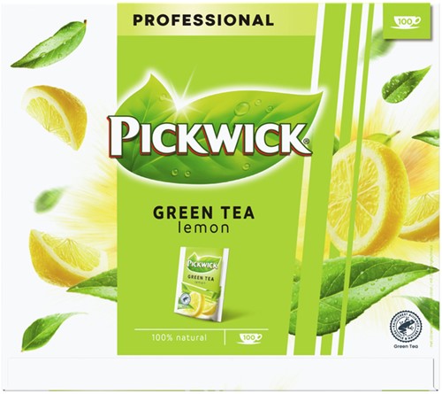 Thee Pickwick green original lemon 100x2gr
