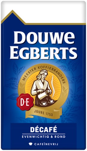 Koffie Douwe Egberts snelfiltermaling decafe 250gr