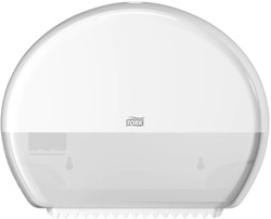 Toiletpapierdispenser Tork T2 Elevation jumbo klein wit 555000