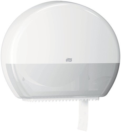 Toiletpapierdispenser Tork T1 Elevation jumbo wit 554000-2