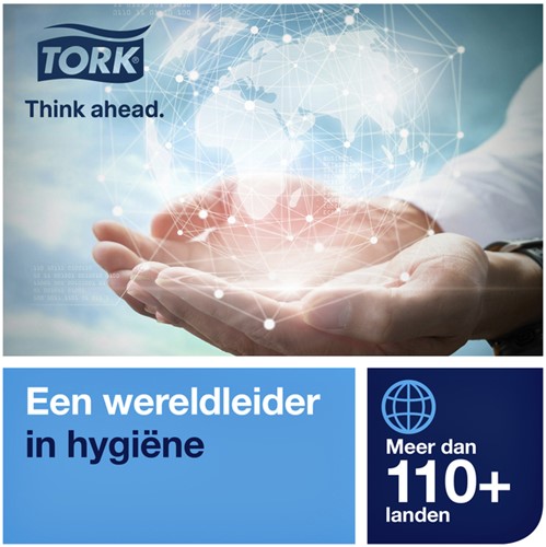 Handdoekdispenser Tork H3 Elevation wit 553000-3