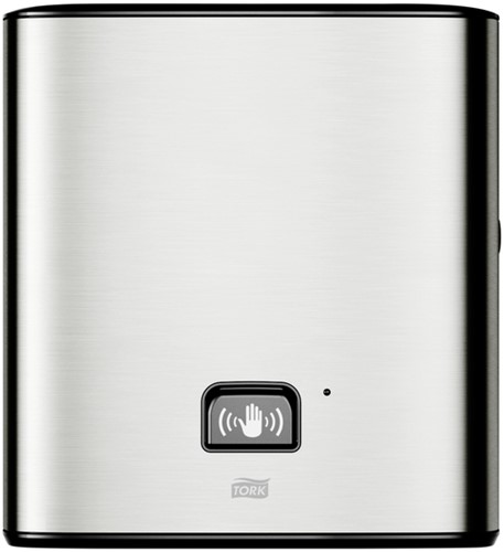 Handdoekroldispenser Tork H1 Image Line Matic zilver 460001