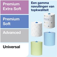 Handdoekroldispenser Tork H1 Image Line Matic zilver 460001-3