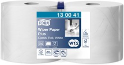Poetspapier Tork W2 Plus Premium 2-laags 750 vel wit 130041