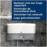 Toiletpapier Tork T2 Advanced jumbo klein 2-laags 170m wit 120280-2