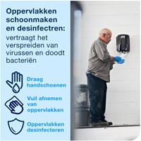 Reinigingsdoek Tork W1-W2-W3 Premium Heavy-Duty 1-laags 280 vel blauw 530237-1