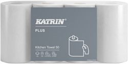 Keukenrol Katrin Plus 2-laags wit 4 rollen *V