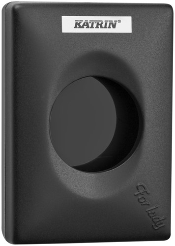 Damesverbandzakdispenser Katrin zwart 92247-2