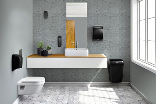 Dameshygiënebak Katrin 8 liter zwart 92223-3