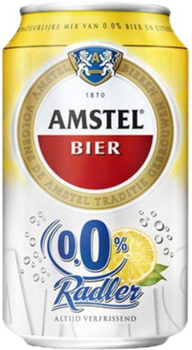 Bier Amstel Radler 0.0% blik 330ml